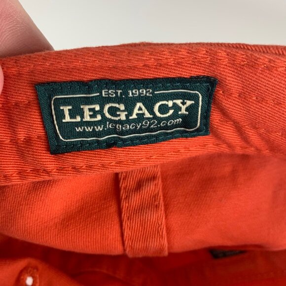 Clemson Tigers NCAA Orange Legacy Relaxed Fit Strapback Adjustable Hat - Picture 5 of 5